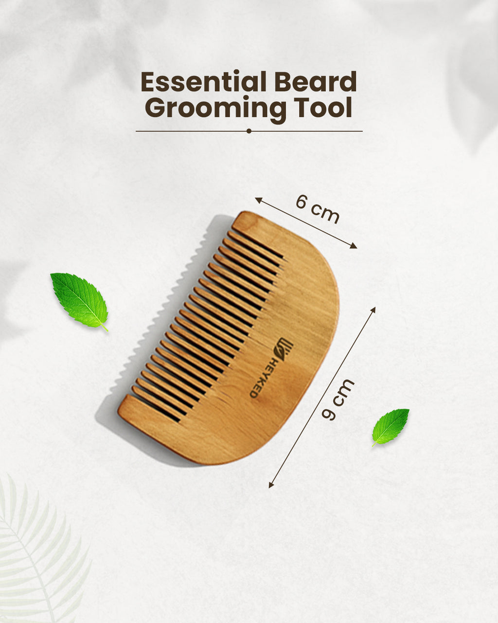 Neem Wood Beard Comb