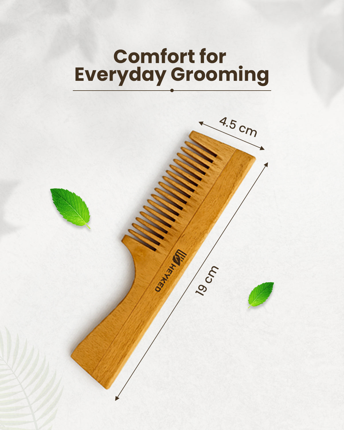 Neem Wood Handle Comb